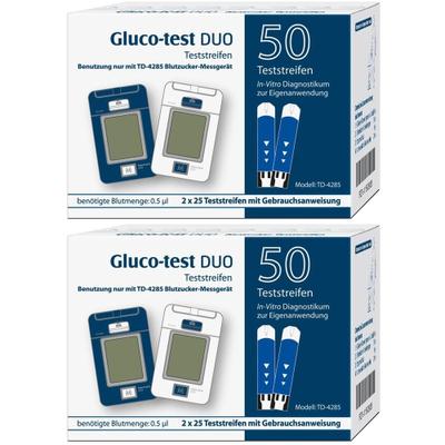 Gluco Test DUO Teststreifen 2x 2x50 St