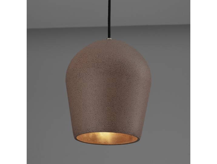 Pendelleuchte Omio Typ B Ø 20cm Braun Sandstein E27