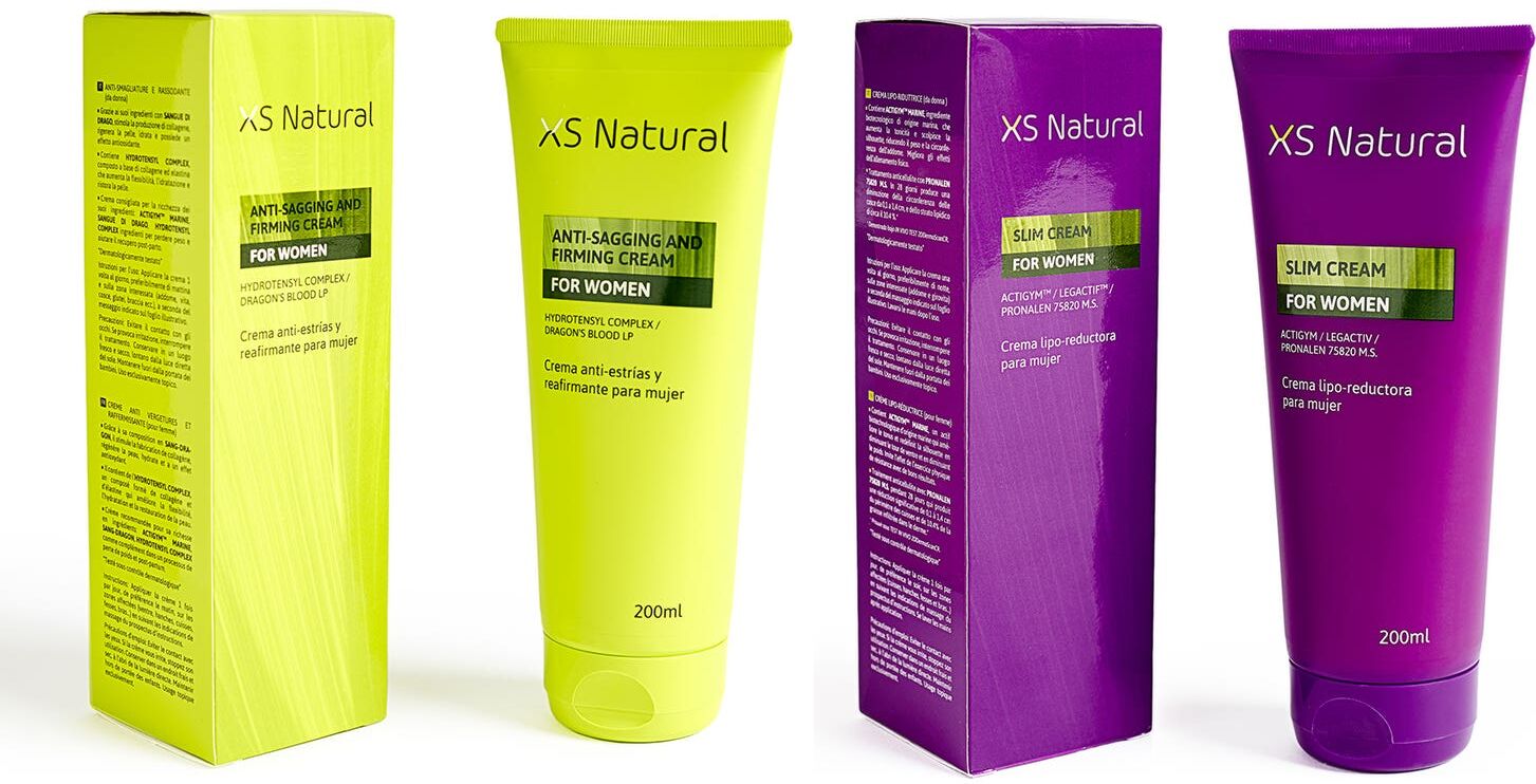 XS NATURAL Pack Crema Lipo-Reductora Mujer + Crema Reafirmante