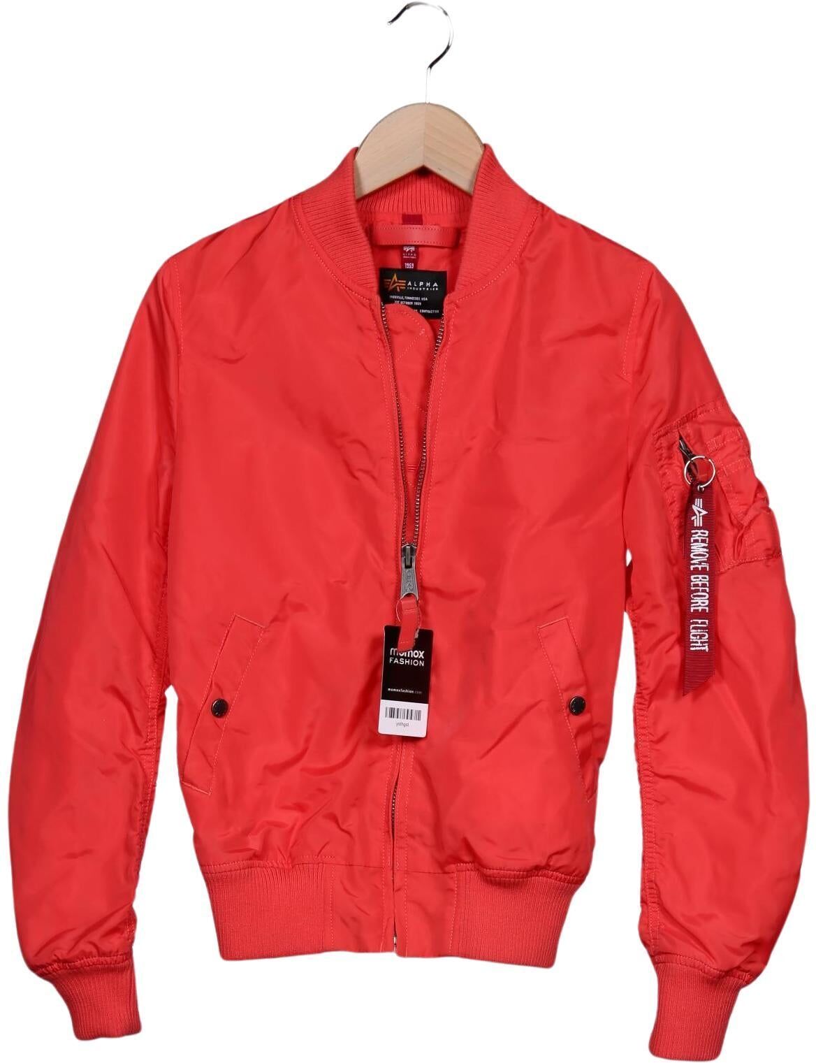 Alpha industries Damen Jacke, Rot, Gr. S, Synthetik - Second Hand