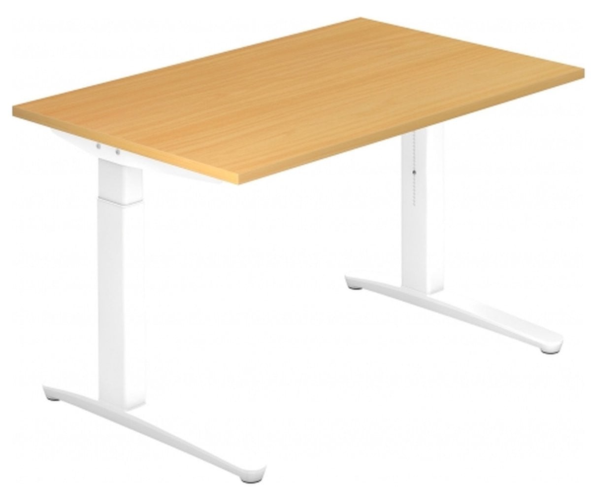 HJH Office XTRA XB 12 WW Beuken hoogteverstelbare bureaustof
