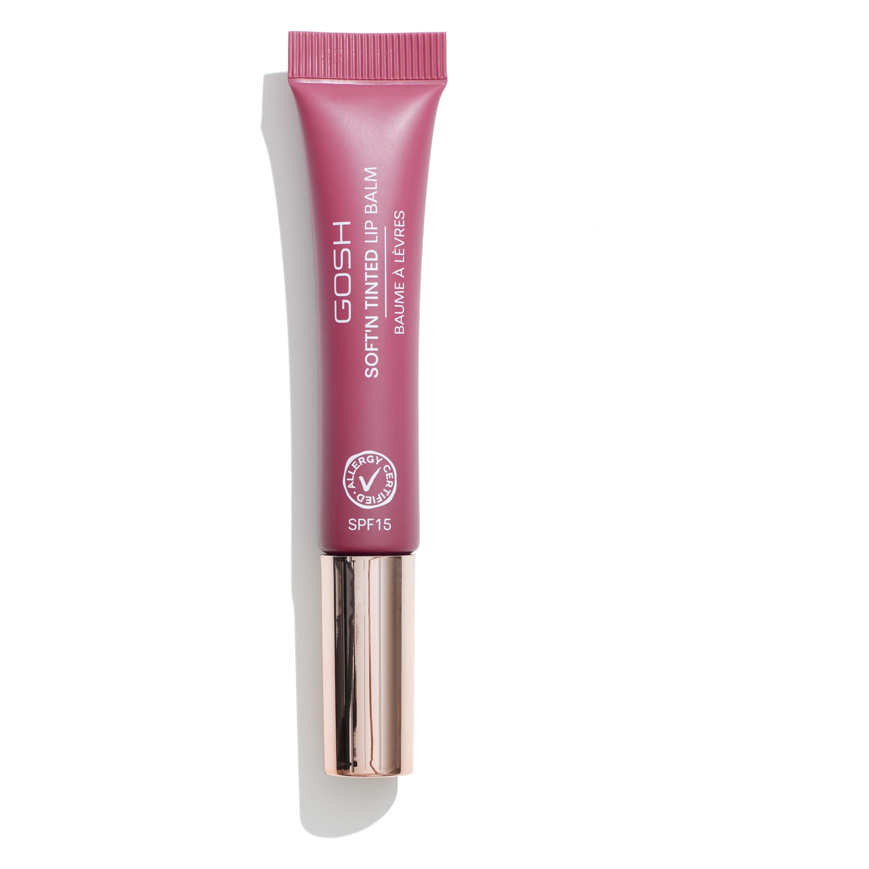 Gosh Tinted Lip Balm with SPF 15 Vegan Lip Care Stick in Berry 006 (Lippenbalsam, Lippenpflege getönt, Lippenpflege Stick, 8 ml) (5711914188702)