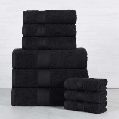 Superior Oregon Organic Cotton Solid 9-Piece Towel Set