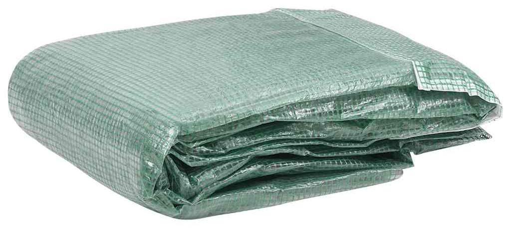 vidaXL Vervaardigingsfolie voor kas, groen, 4 m²