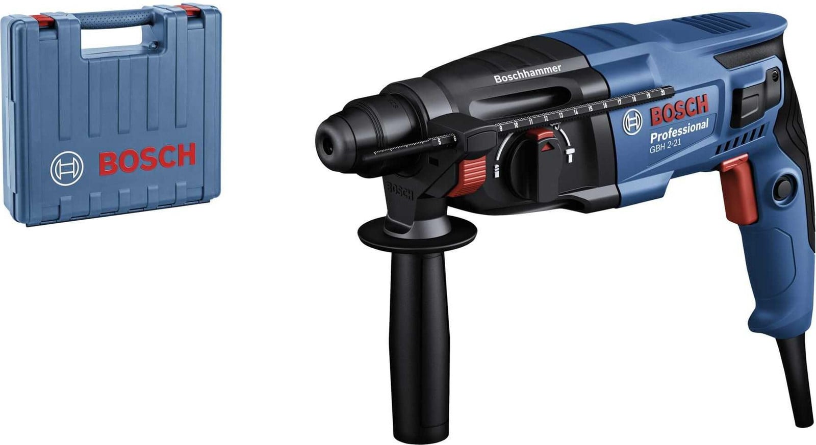 Bosch Professional GBH 2-21 SDS Plus boorhamer met koffer - 720W