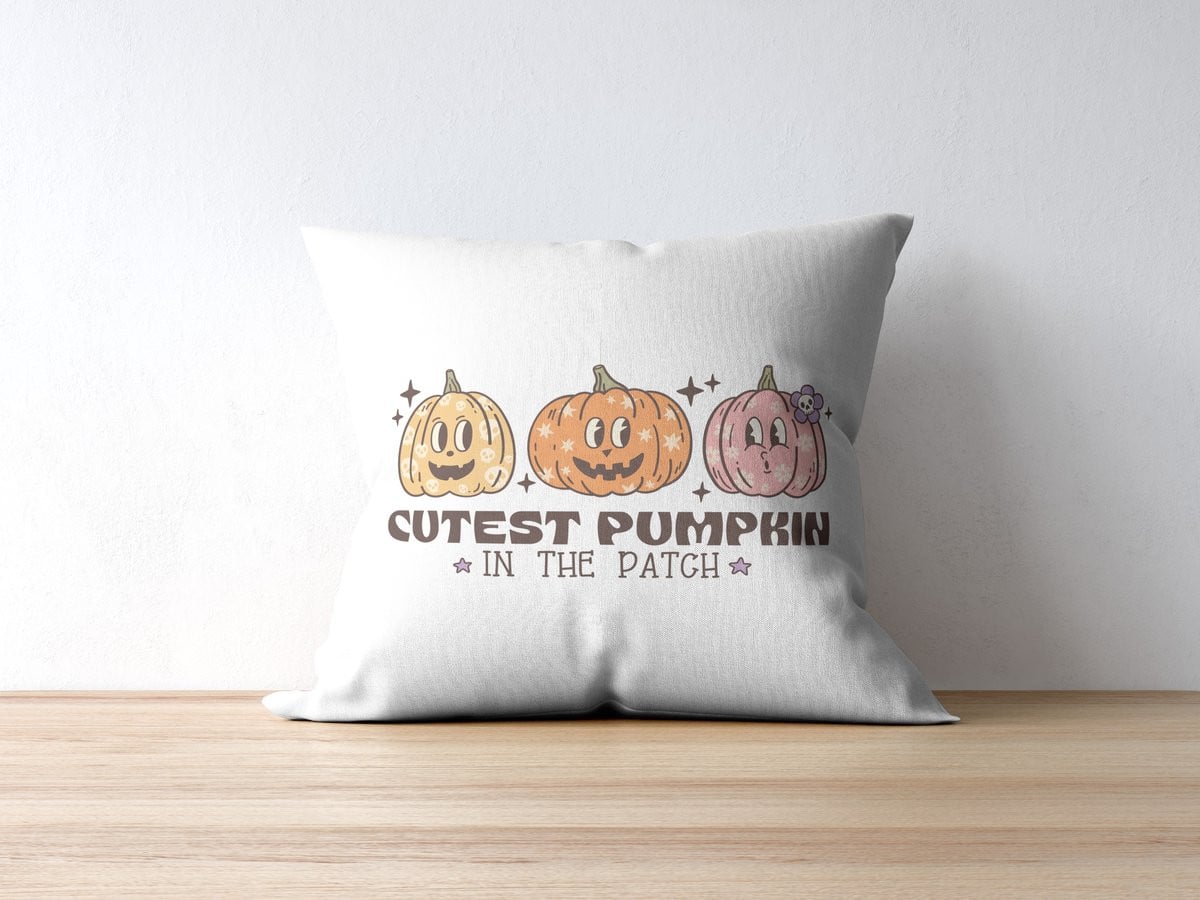 Schattig Pompoen Sierkussen voor Herfst en Halloween Decoratie
