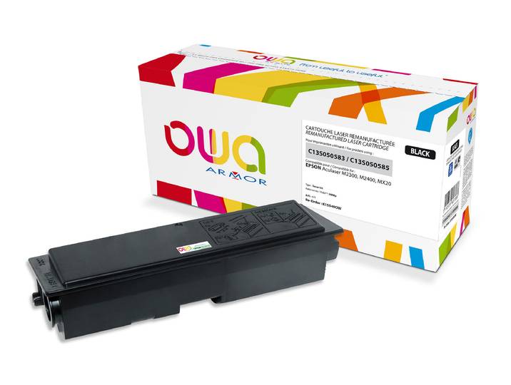 OWA Toner compatible EPSON C13S050583 - K15549OW - Noir