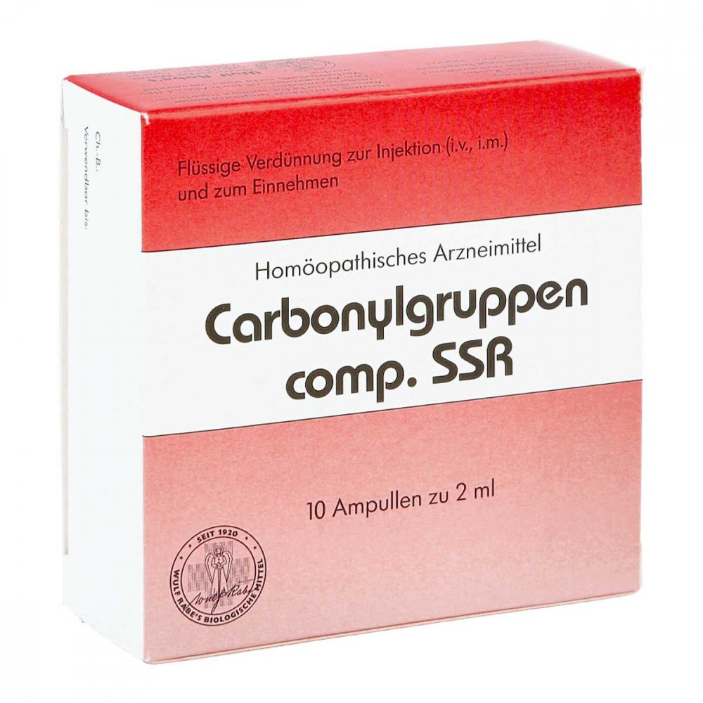Sanorell Pharma GmbH Carbonylgruppen compositus Ssr Ampullen 09918024