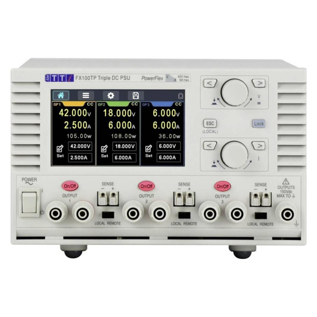 Aim TTi FX100TP Labornetzgerät, einstellbar 0 - 42 V 1 mA - 6 A 246 W fernsteu (51154-1370)