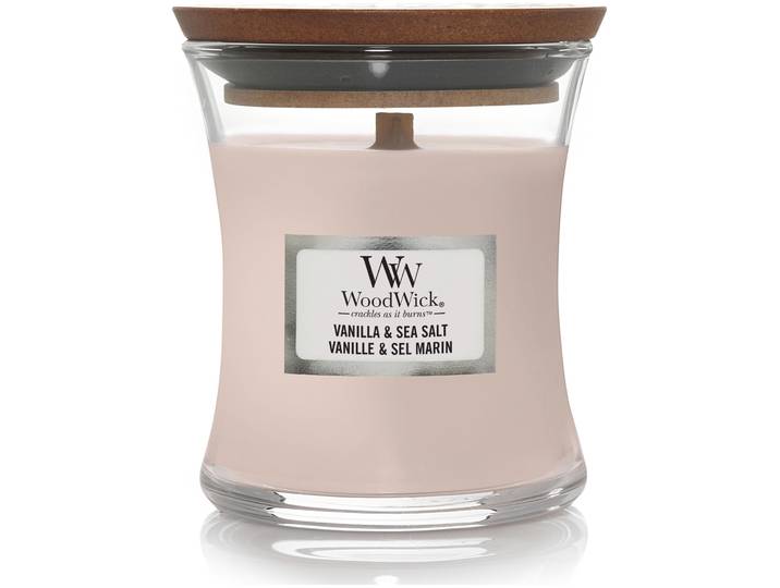 WoodWick Duftkerze Vanilla & Sea Salt Mini Jar
