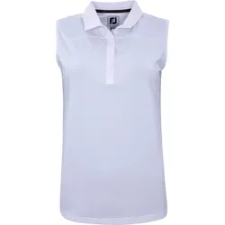 FootJoy Polo ohne Arm Mesh Back, weiss
