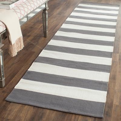 SAFAVIEH Handmade Montauk Caspian Stripe Cotton Flatweave Rug