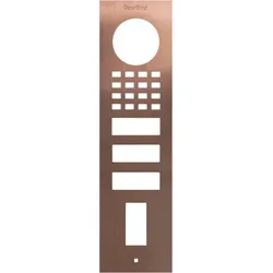 DoorBird D1102FV Fingerprint 50 Aufputz Frontblende – Bronze-Optik (PVD)