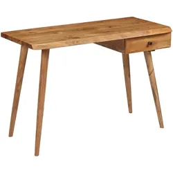 vidaXL Schreibtisch Akazienholz Massiv 110 x 50 x 76 cm