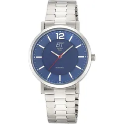 ETT Eco Tech Time EGS-12160-31M Herrenuhr Solar Stahl/Blau
