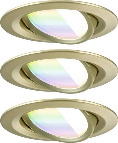 Paulmann 92436 LED-Deckenleuchte, LED-Einbauleuchte 6W Gold (matt)