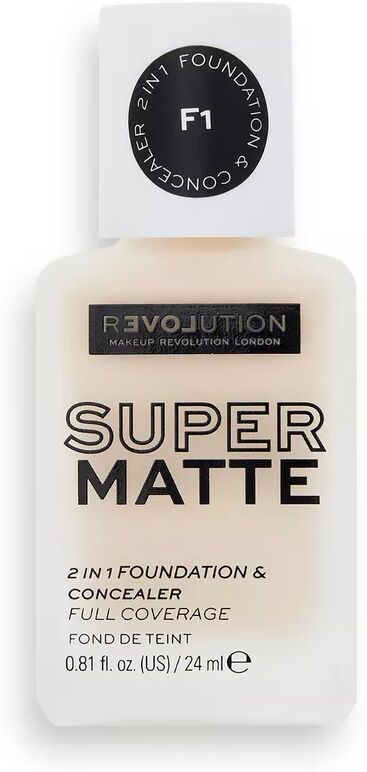 Revolution - Supermatte Foundation, Relove Supermatte Foundation F2, 24 ml