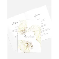 Menükarten Geburtstag selbst gestalten mit Spruch und Fotos im Onlinedesigner bei Meine-Kartenmanufaktur.de