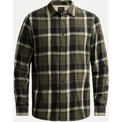 Hemd mit Karo-Muster Grau 3XL