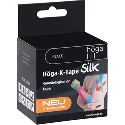 Höga-K-Tape Silk 5cmx5M Black Kinesiologischertape 1 ST