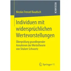 Individuen mit widersprüchlichen Wertevorstellungen, Fachbücher von Nicolas Frenzel Baudisch
