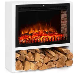 Mauna Loa Elektrokamin 2000 W LED-Flammen Fernbedienung Holzregal