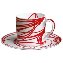 Taitù, Tasse, Fil Rouge Nodi Espressotasse (100 ml, 1x)