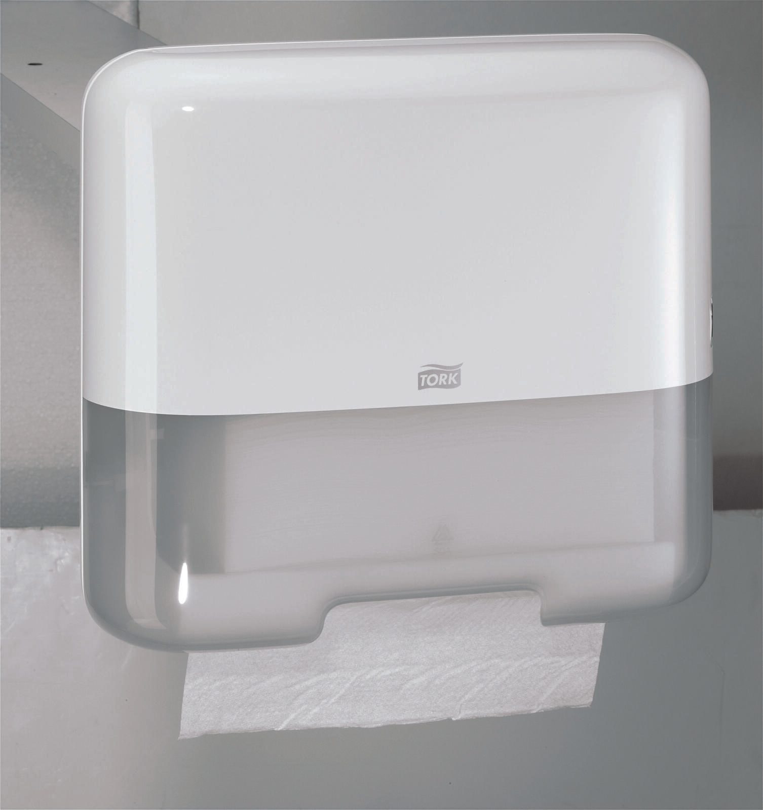 TORK Papierhandtuchspender 300 Tücher weiß 553100