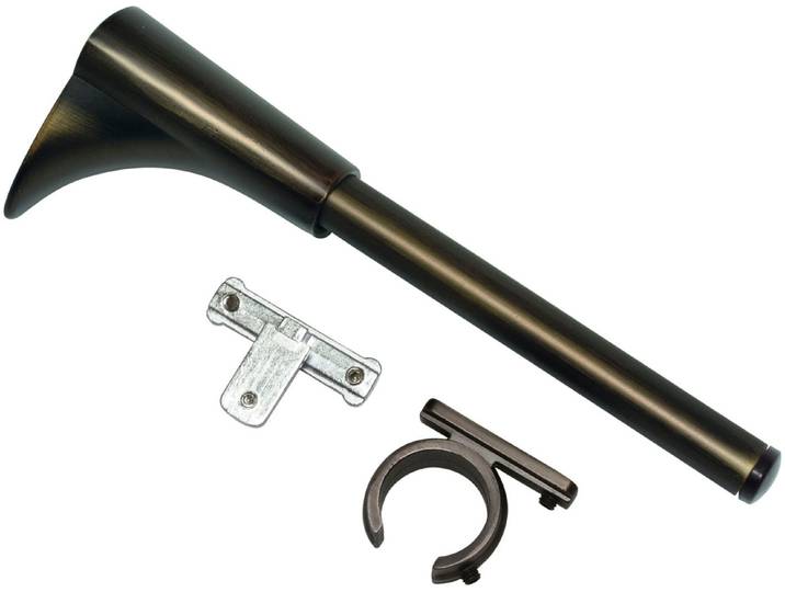 Träger GARDINIA Universal Wandträger für Gardinenstangen , braun (bronzefarben), Gardinenstangenhalterungen, Träger, Serie Einzelprogramm Chicago Ø 20 mm