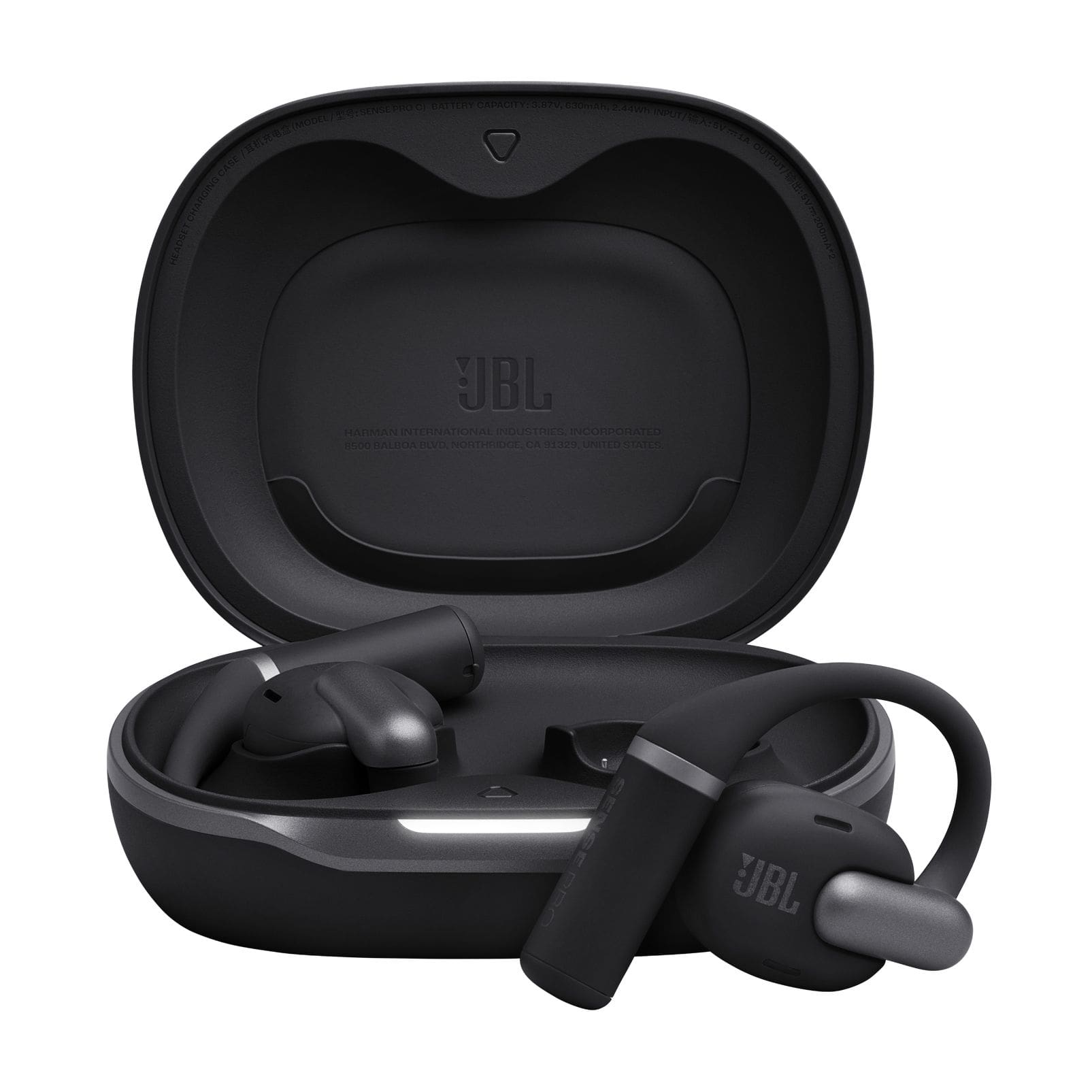 JBL Sense Pro In-Ear Bluetooth Kopfhörer kabellos TWS 8 h Laufzeit IP54 USB Typ-C (Schwarz) JBLSENSEPROBLK