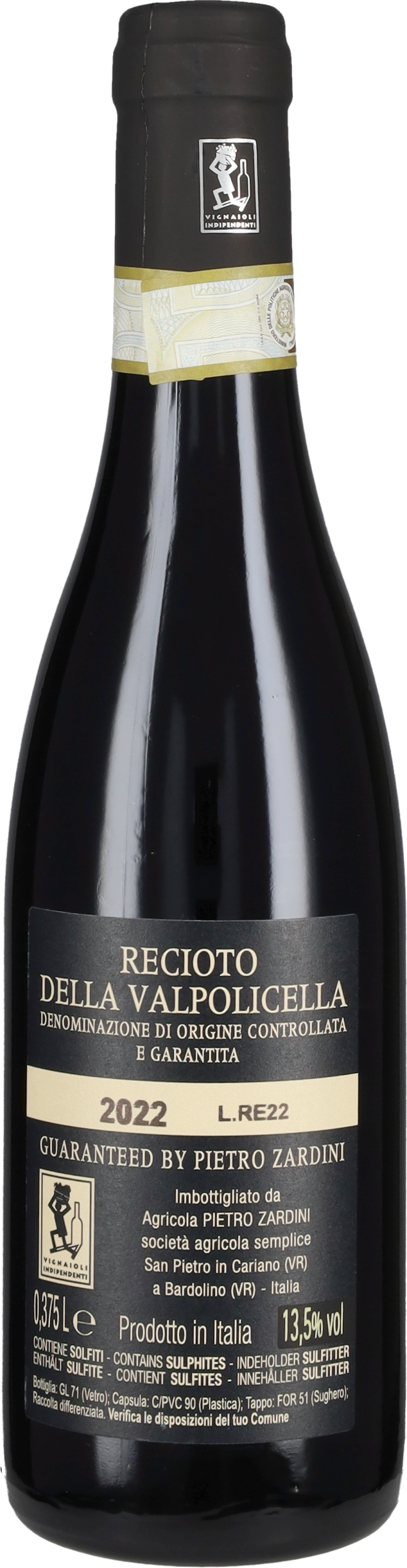 Zardini Pietro Recioto della Valpolicella 'Anfora' Pietro Zardini 2022 - 37.5cl