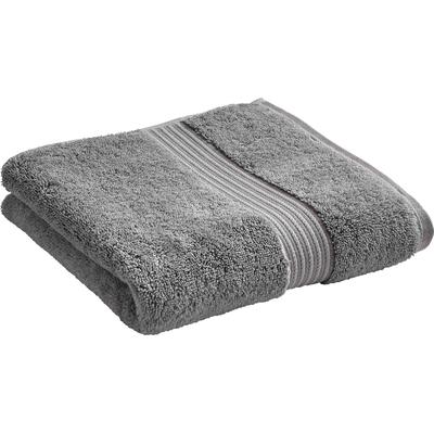 Handtücher CHRISTY "SUPREME", silber, B:50cm L:100cm, Walkfrottier, Obermaterial: 100% Baumwolle, Handtücher, Premium-Handtücher in Luxusqualität, 650g/m², 50x100cm, 2er Set