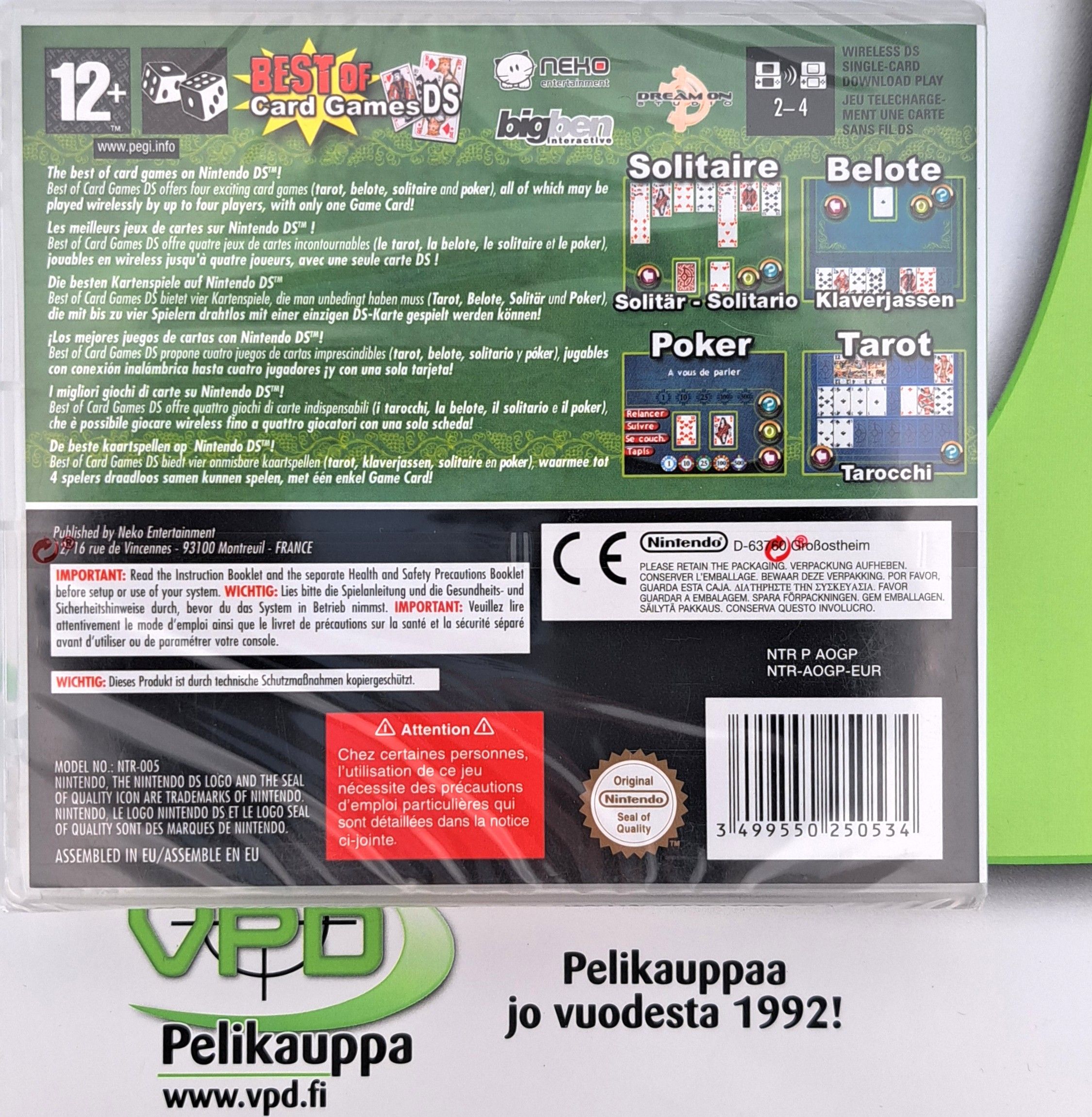 Best of Card Games DS (NIB)