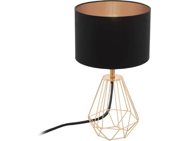 EGLO Carlton 2 Tafellamp - E14 - 30\,5 cm - Koper/Zwart