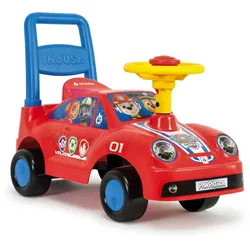 INJUSA Paw Patrol Racing Rutscher für Kinder ab 1 Jahr Lauflernspielzeug mit Marshall Lenkrad & Hupe – Ergonomisches Kinderauto mit Griff