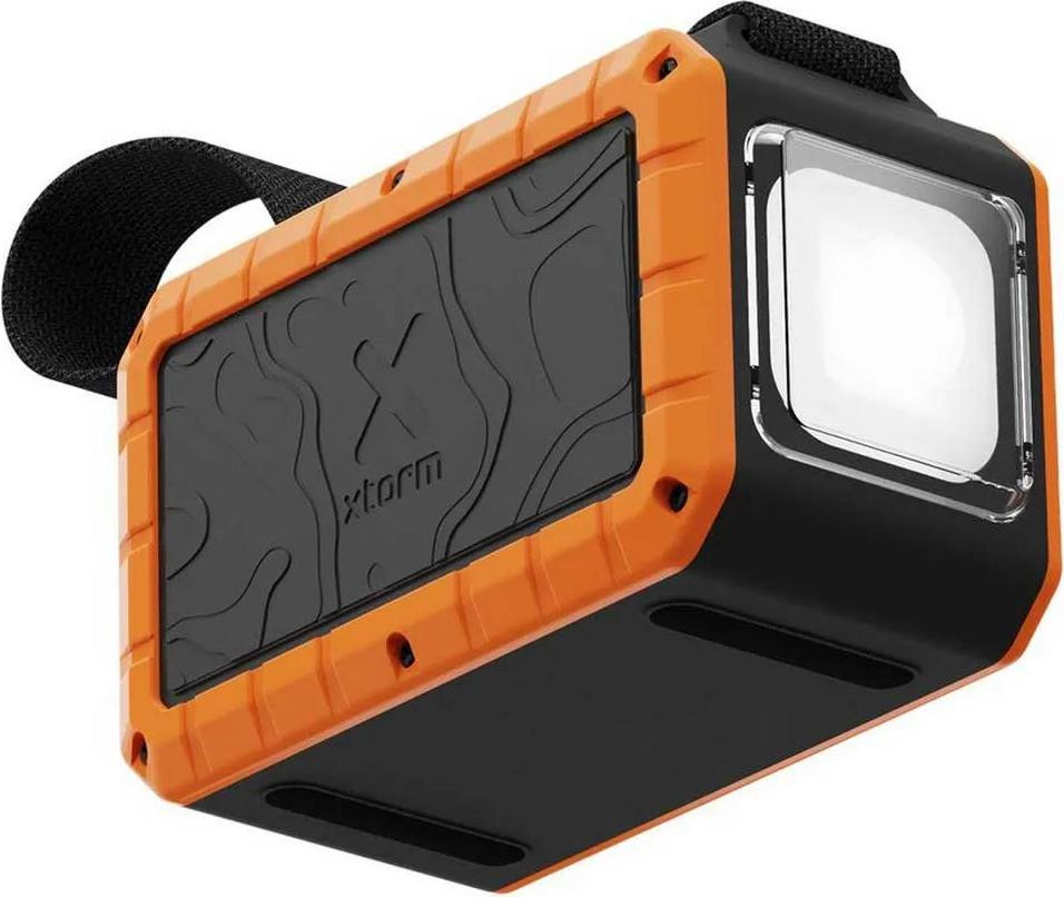 Xtorm Rugged Powerbank met Zaklamp - 40.000 mAh - 100W - IP64 - Schokbestendig - Oranje/Zwart