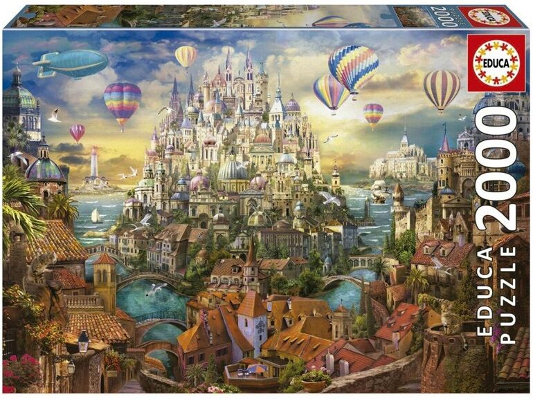 Puzzle 2000 pcs Cité Des Rêves - Educa