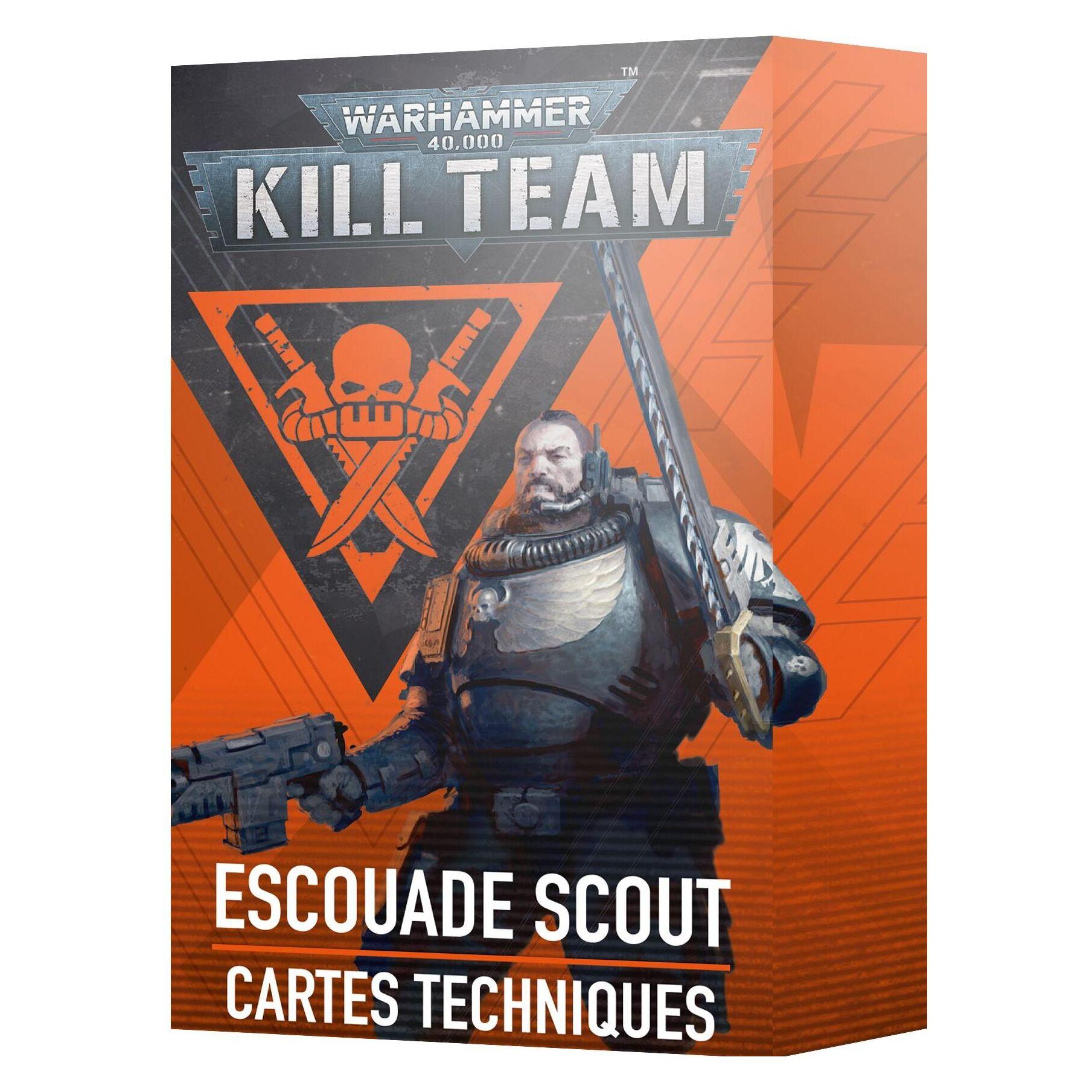 Games Workshop Warhammer 40k - Kill Team Datacards Escouade de Scouts (Fr) (2024) (01050101024)