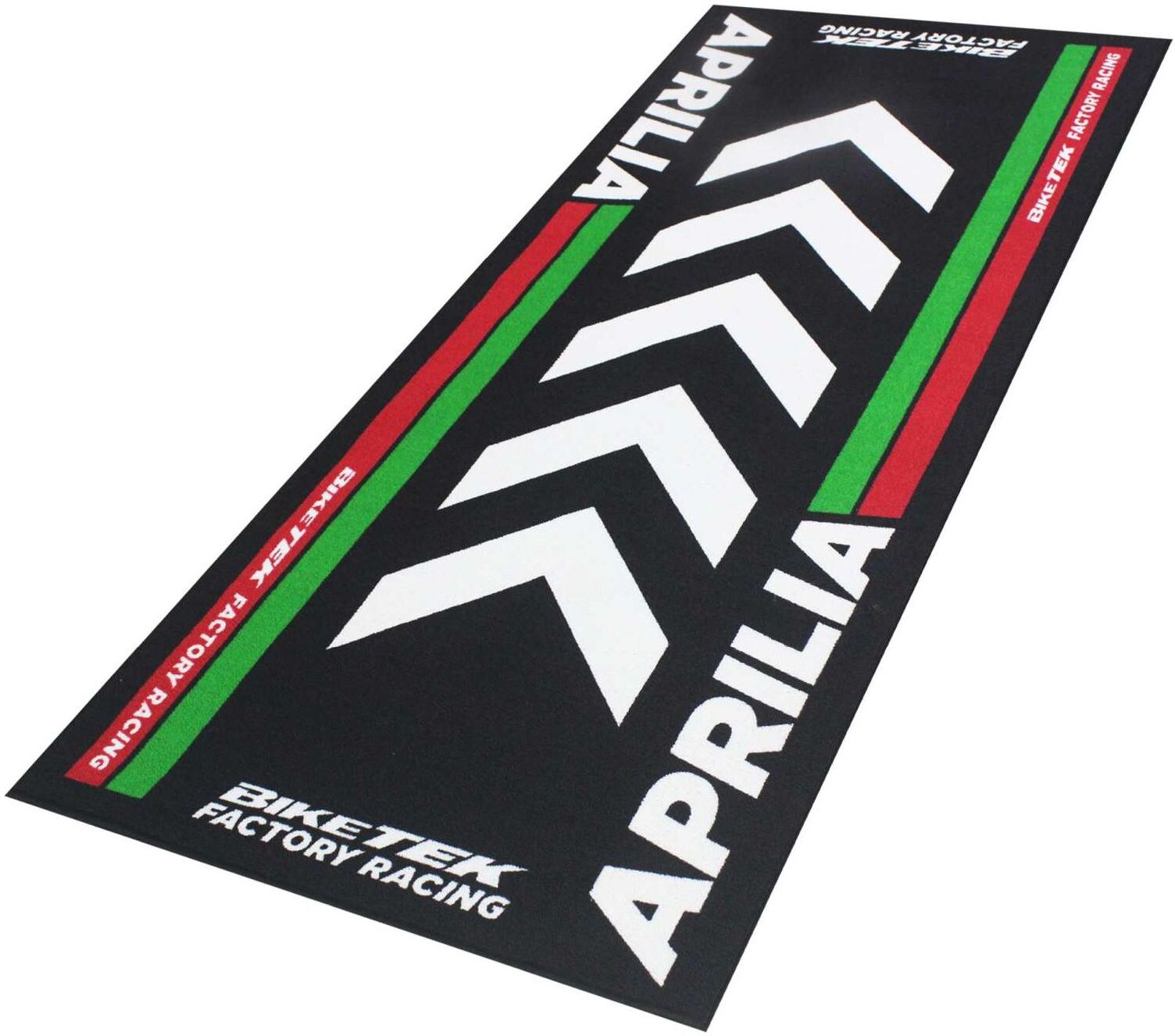Biker Outfit Motorradteppich Aprilia Werkstatt Garagenmatte