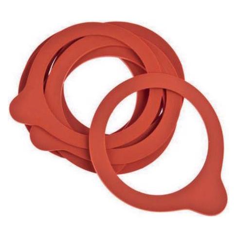 Paderno Gummidichtringe Ø 11 cm 10 Stück, Rot (41589-CC)