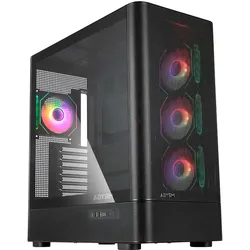 Abysm Gaming AB123801 (ATX, mATX, Mini-ITX), PC Gehäuse, Schwarz