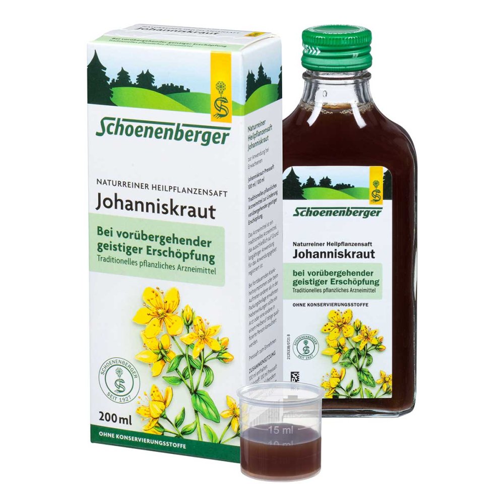 SALUS Pharma GmbH Schoenenberger Naturreiner Heilpflanzensaft Johanniskraut 00692162