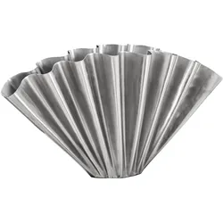 House Doctor, Vase, Vase, HDFlood, Brushed silver finish (1x, 42.07 l)