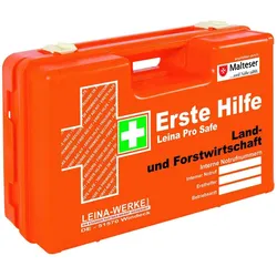 Leina, Erste Hilfe Set, WERKE Erste-Hilfe-Koffer Pro Safe Land- & Forstwirtschaft DIN 13157 orange
