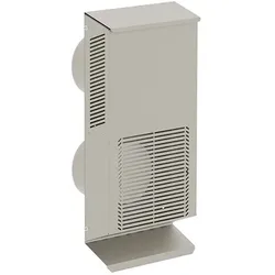 Kermi x-well Wetterschutzgitter, doppelt NW 125, senkrecht, RAL9016 - Y2401125005K - LB32383