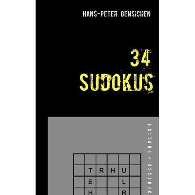33 Sudoku, Taschenbuch von Hans-Peter Gensichen, BoD – Books on Demand, 978-3-7431-8147-2