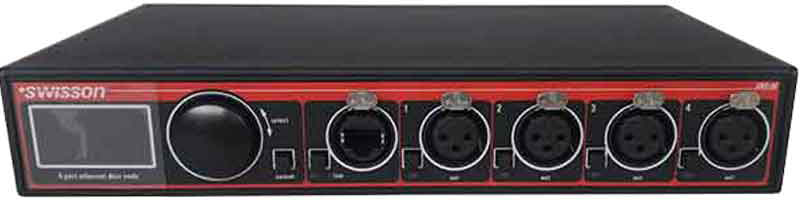 Swisson XND-4B5 Ethernet Node (Box) rosso