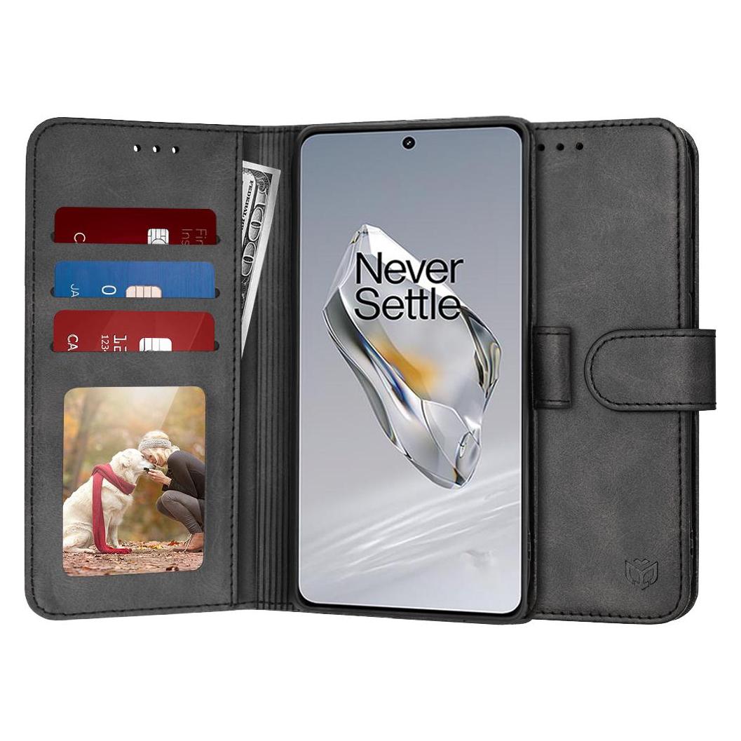 Techsuit - Diary Book - OnePlus 12 - Black (OnePlus 12) (56345597)
