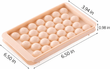 Uplifted Trends Large Ice Ball Mold Tray Whiskey Ice Ball Maker For Drinks And Cocktails pink