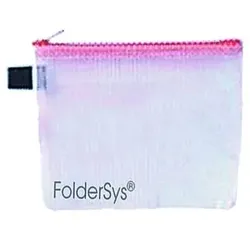 Foldersys Reißverschlussbeutel im Set transparent